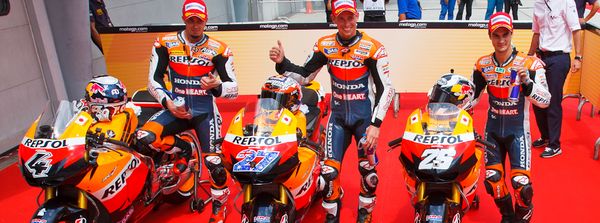 Слишком много оранжевого - три первых места у Repsol Honda Team